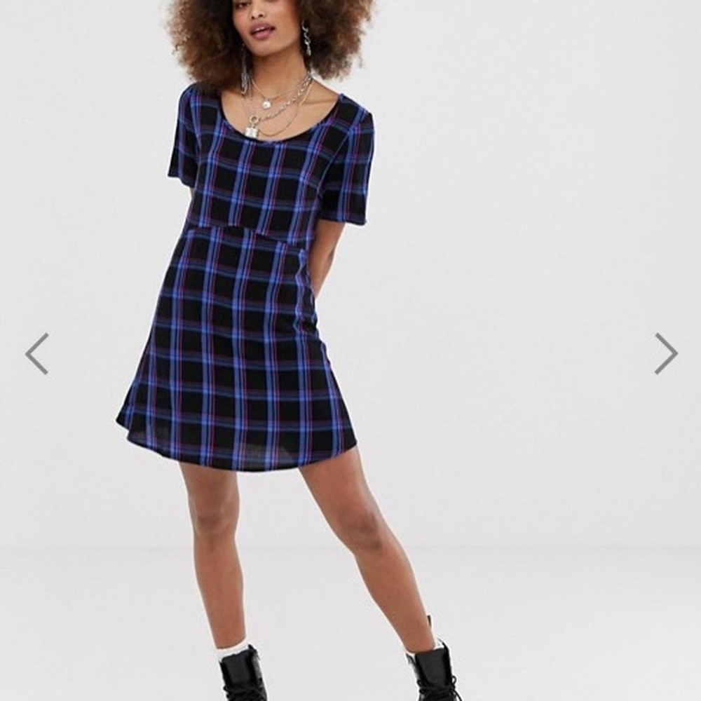 ASOS Collusion Plaid Dress